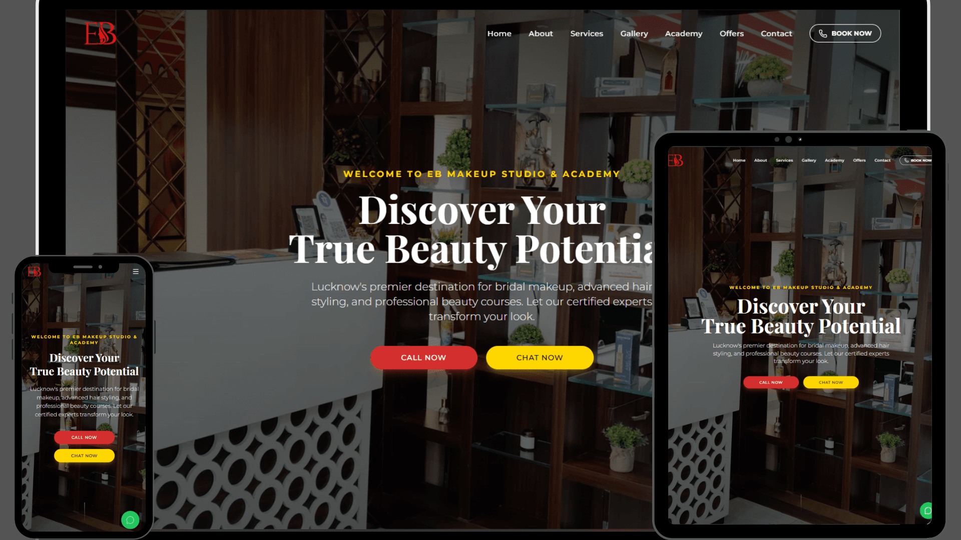 EB Makeup Studio project