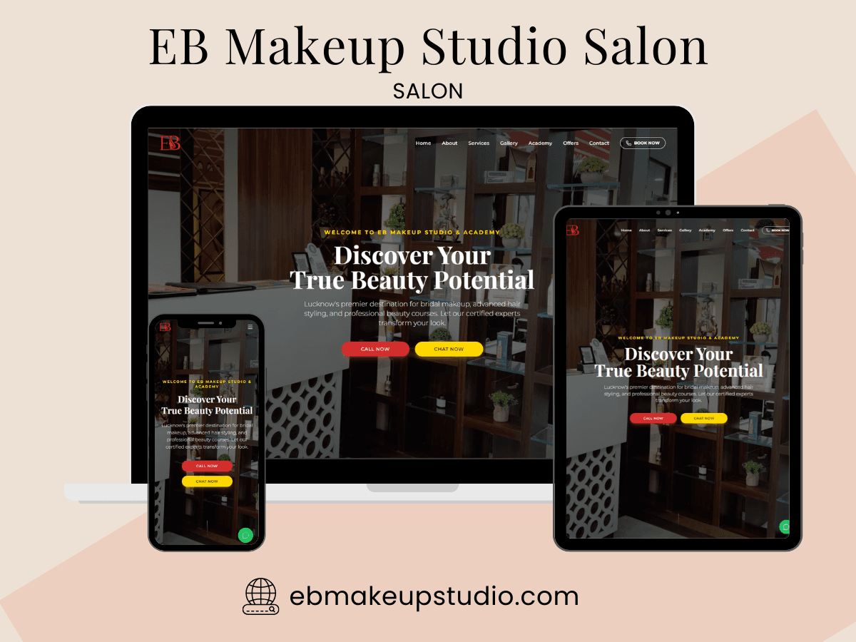 EB Makeup Studio Salon Project