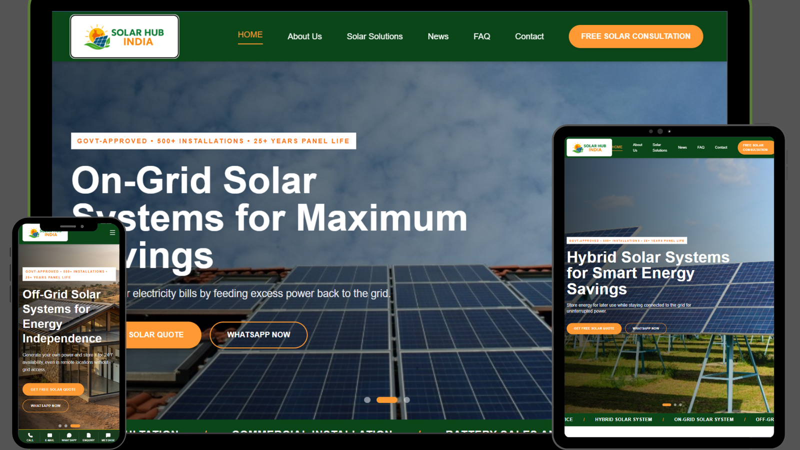 Solar Hub India Portfolio Snapshot